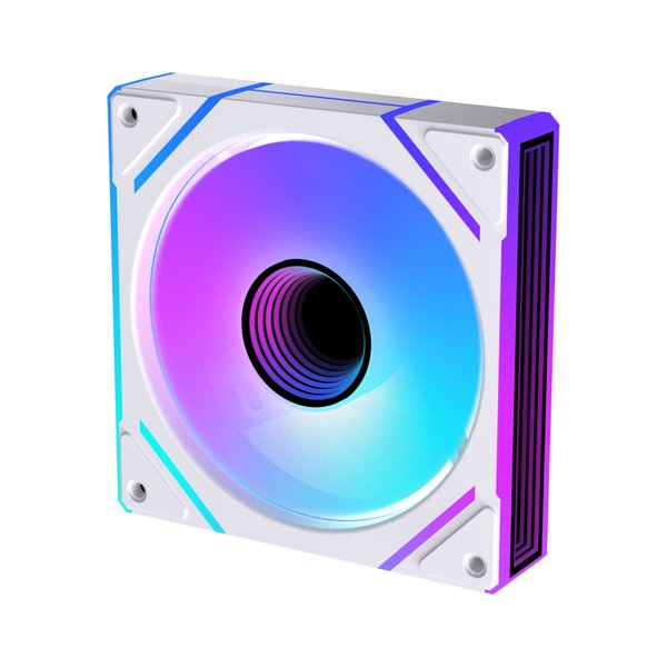 에이원 스톰 인피니티 프로 AUTO RGB 화이트 시스템 쿨러 케이스 120mm 쿨링팬