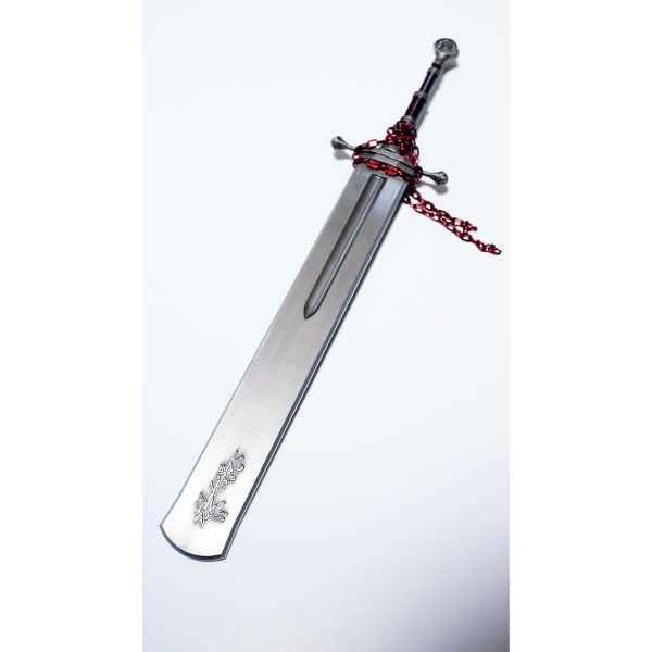 [해외] 11786789 키홀더 인형 가방 악세사리 키링 열쇠고리 30cm 말레이 가문의 집행 검 실버 엘든링 미니 무기 활