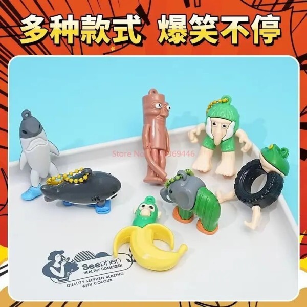 [오늘출발] 몽테조이 핫-뉴 12개 펀치 앤 윈 블라인드 박스 트랄라레로 트랄랄라 브레인롯 텅 사후르 서프라이즈 피규