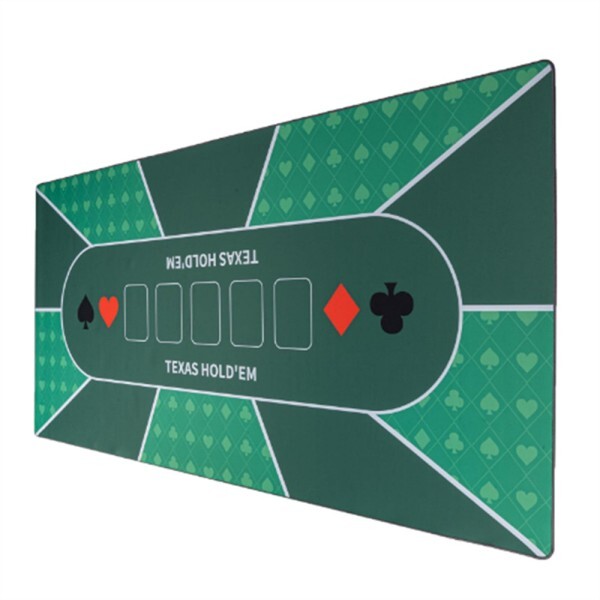 [오늘출발] 몽테조이 대형 전문 텍사스 홀덤 포커 매트 고무 카지노 테이블 마작 보드 게임 액세서리