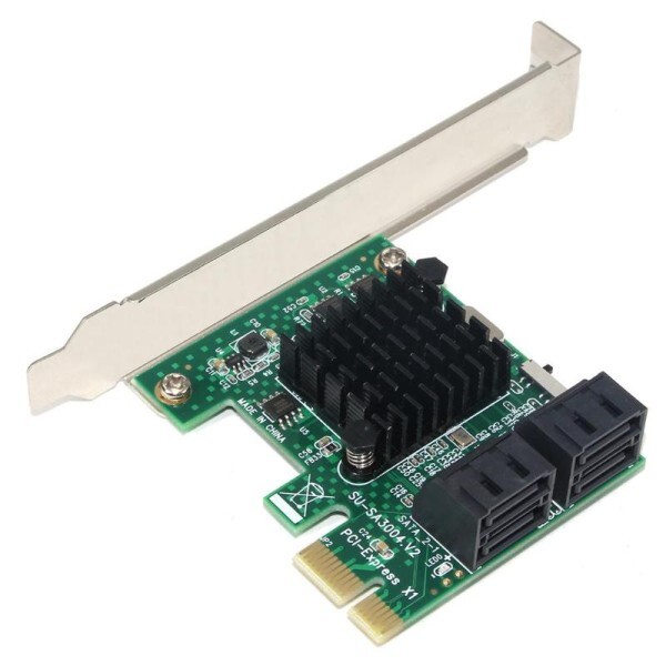 [오늘출발] 주라식 HDD SSD IPFS 마이닝 컨트롤러용 SATA 3.0-PCIe 확장 카드 PCI 익스프레스 어댑터 3 컨버터 4 포트
