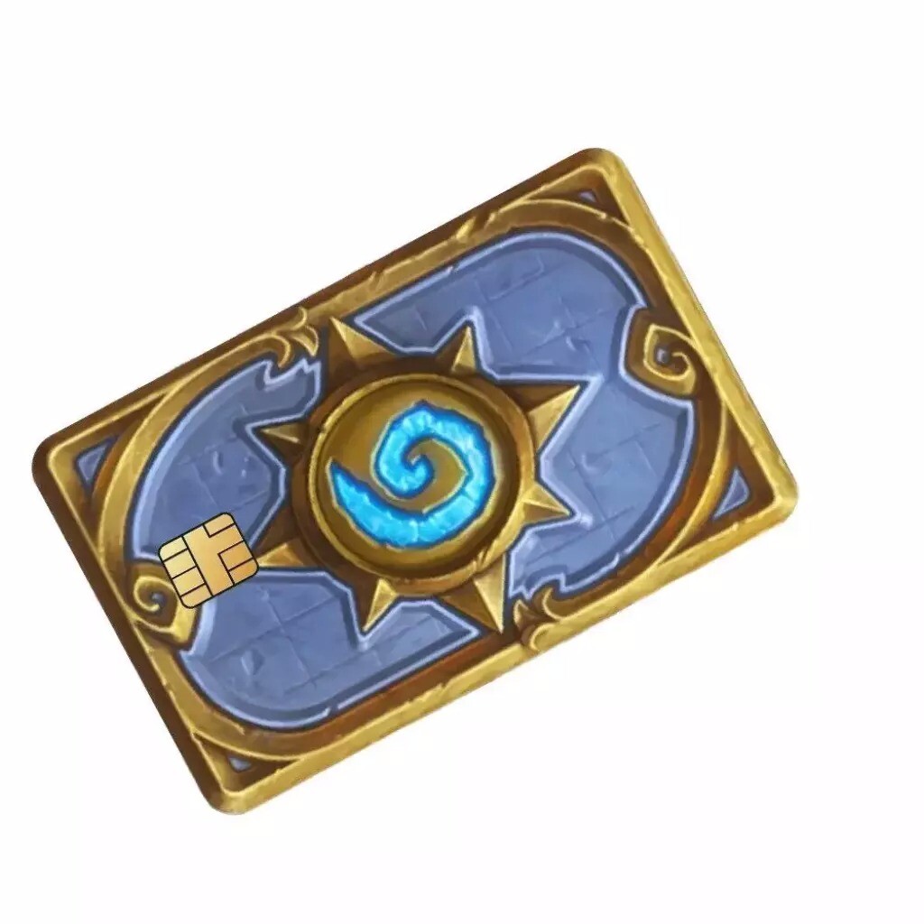 [해외] 게임 하스스톤 시공 소용돌이 카드 스티커 교통카드 체크카드 티머니 기후동행