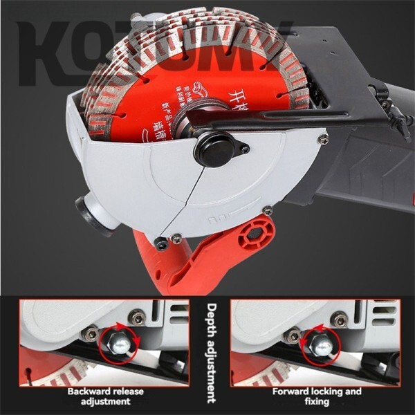 [오늘출발] 레모오 전기 벽 홈파기 기계 콘크리트 슬롯팅 및 그루빙 벽돌 전문 수력 발전 설치 커터