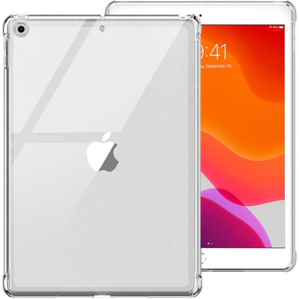 [오늘출발] Apple iPad 7th 10.2 2019 A2197 A2200 용 투명 타블렛 케이스 소프트 TPU 실리콘 쉘 안티 드롭 에어백 커