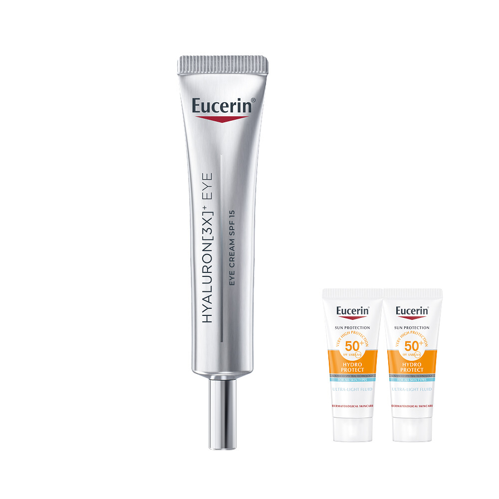 [오늘출발] 유세린 유세린 하이알루론 3X 아이크림 15ml (증정)선크림 10ml