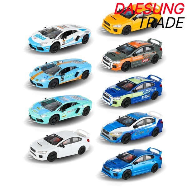 슬롯카 1:32 스케일 AGM 아벤타도르 WRX STI 카레라 에볼루션 및 대부분의 레이스트랙 자동차 장난감 아날