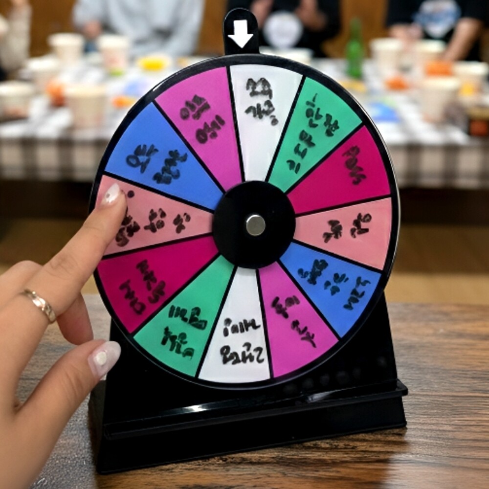 [오늘출발] 돌리는 룰렛판 돌림판제작 다트판 다트보드 이벤트 미니 15x20cm