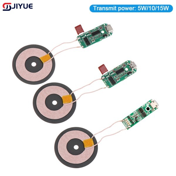[오늘출발] [해외] 송신기 모듈 코일 회로 기판 5W10W15W Type-c Qi 고속 충전 무선 PCBA DIY 표준 액세서리