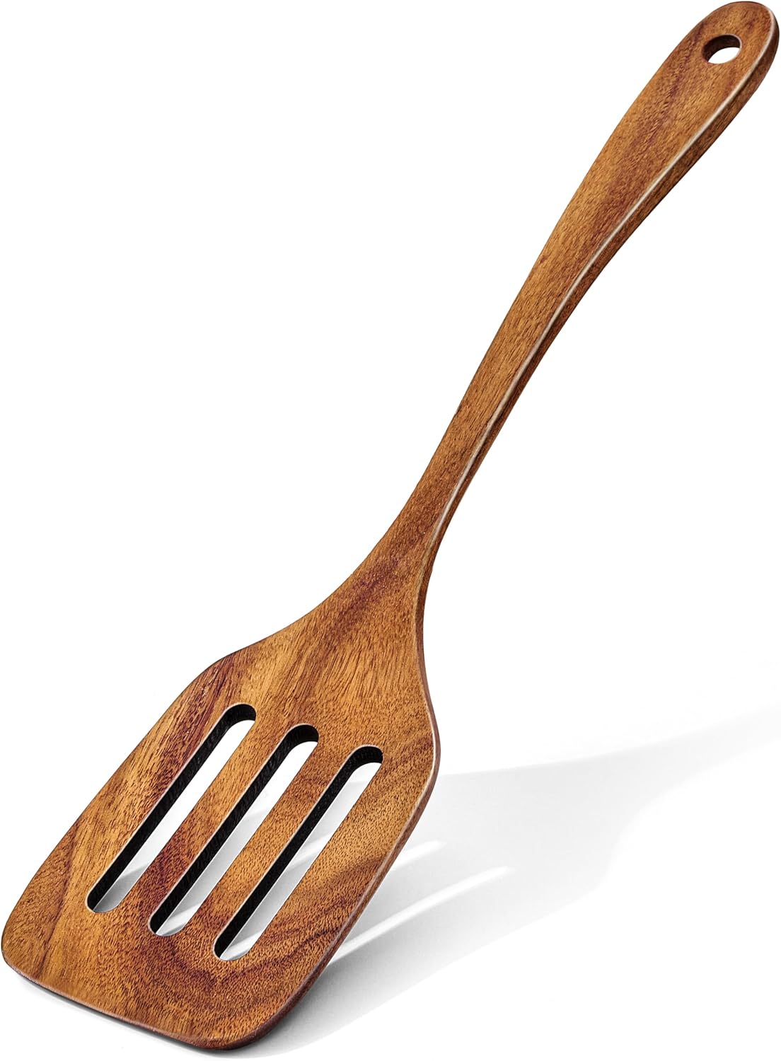 [오늘출발] 질라-흘라 나무 주걱 슬롯 논스틱 아카시아 주방 선물용으로 수제로 만든