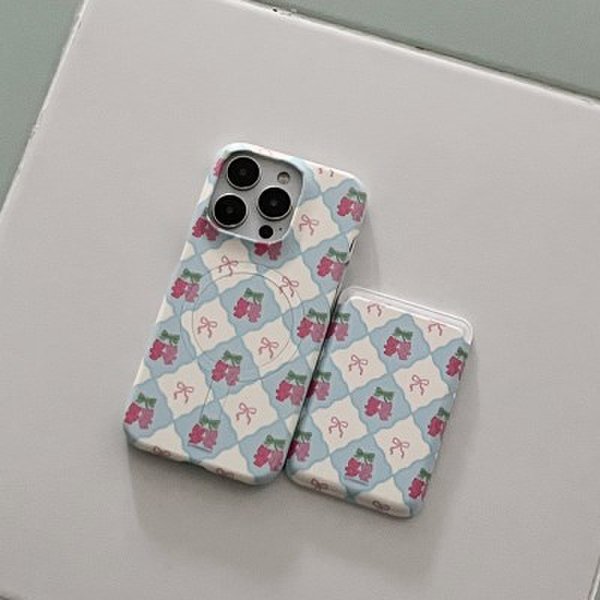 (텐바이텐)cherry gummy checkerboard 맥세이프 카드슬롯