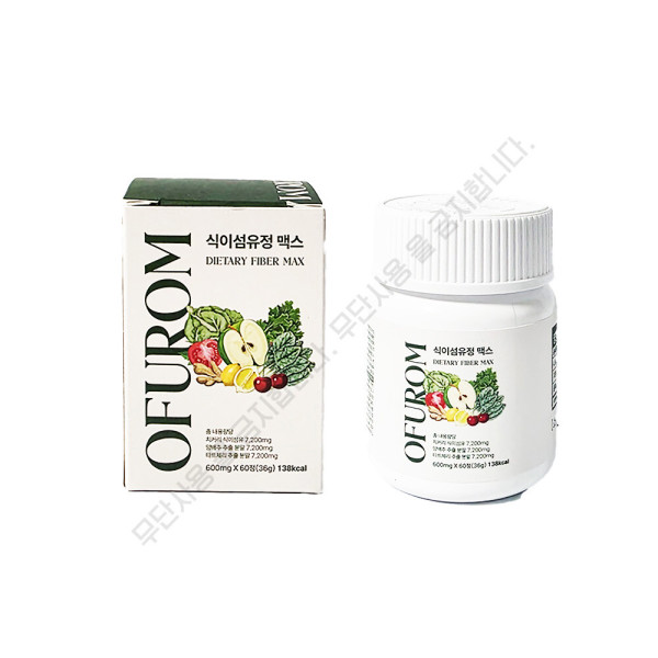 [오늘출발] 오엠팔팔 오퓨롬 식이섬유정 맥스 600mg x 60정 gl