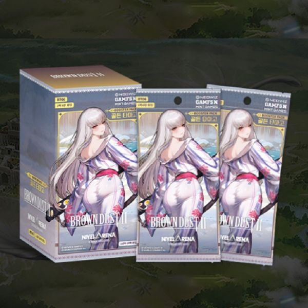 니벨아레나 브라운더스트2 부스터팩 박스 6탄 골든 타마고 BT06 한글판 (프로모팩 1박스당 3개 / 수량한정)