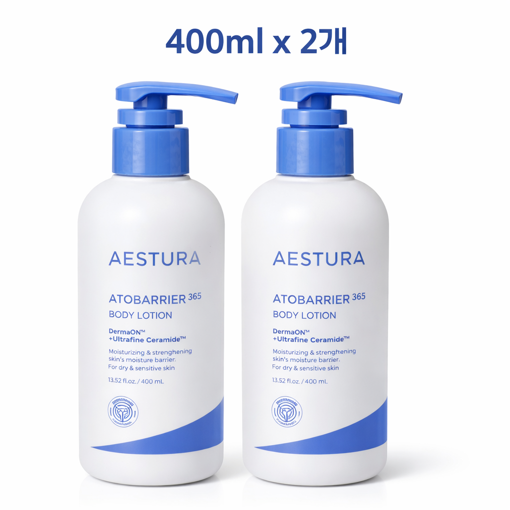 강원평창수 에스트라 아토베리어 365 바디로션 400ml X 2개 에스트라
