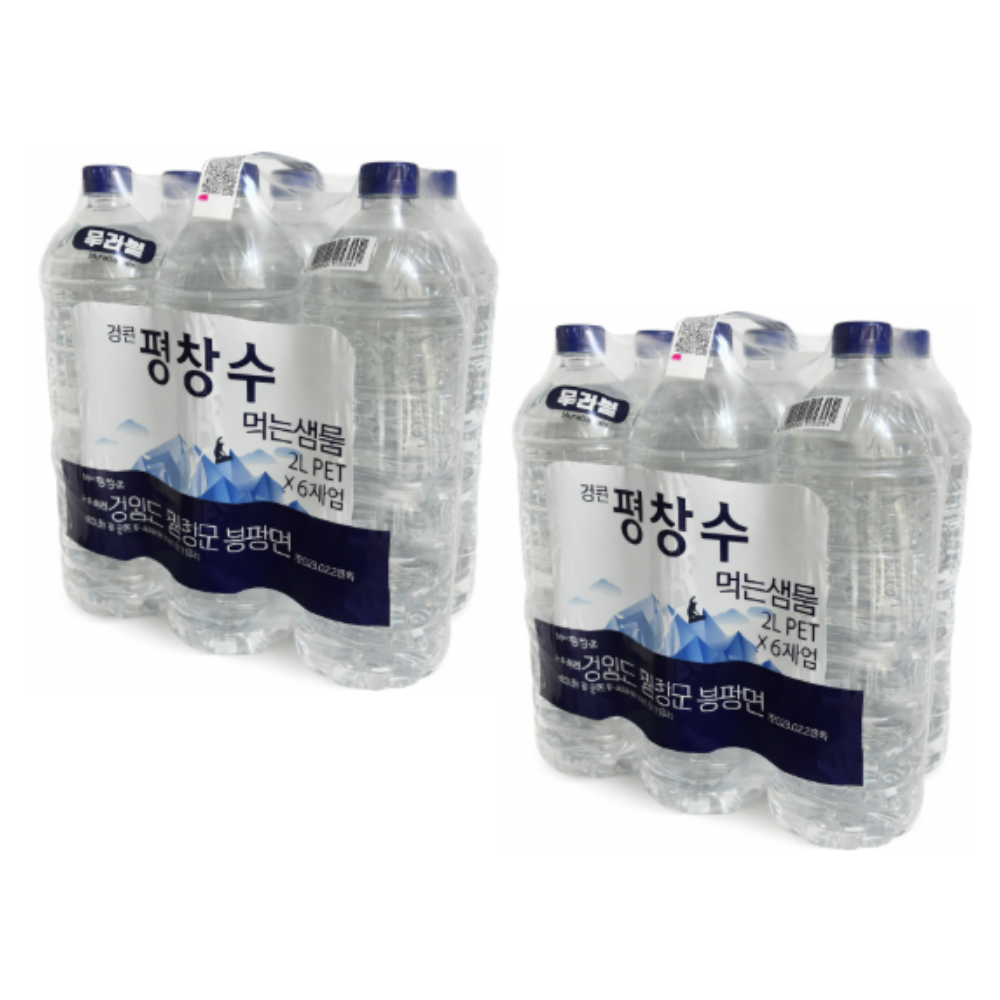 강원평창수 무유라벨 2L 12개