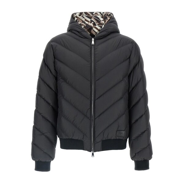 펜디 쉐브론 퀼팅 후드 패딩 재킷 FAA969AVIF F0GME