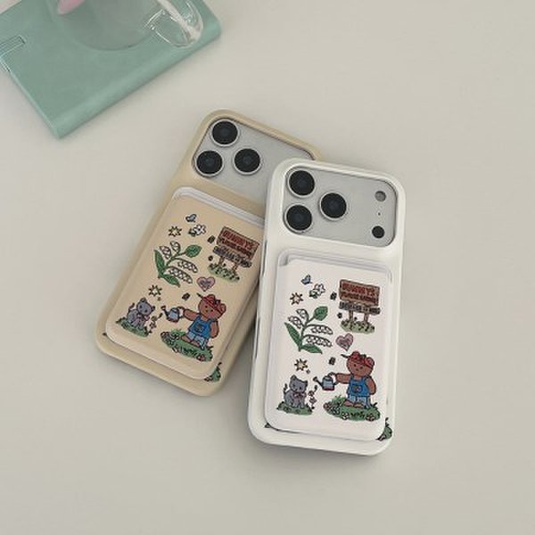 (텐바이텐)gummys flower garden 맥세이프 카드슬롯