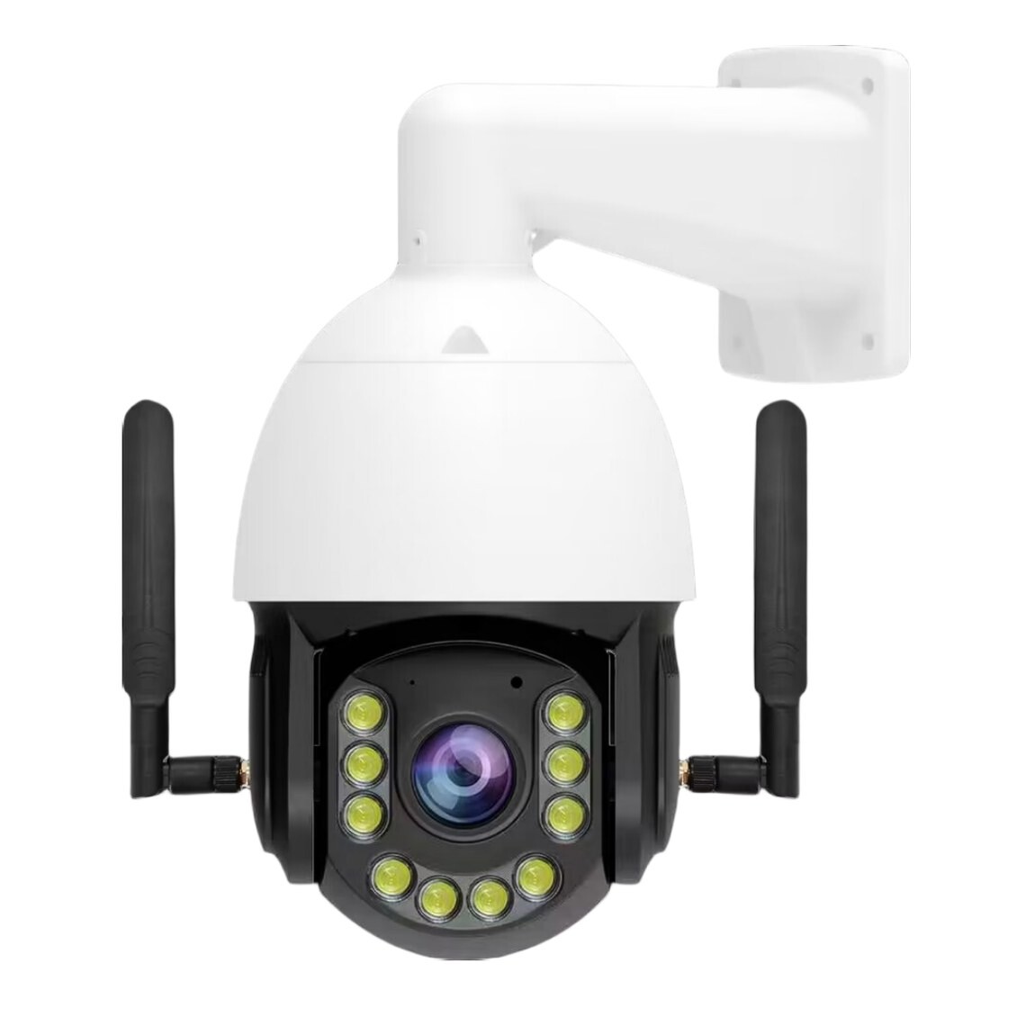 [해외] 7인치 메탈 P2P 인체 추적 4 7mm 167mm 50배 줌 POE 5G 2 4G 와이파이 IP 스피드 돔 카메라 양방향 오디오