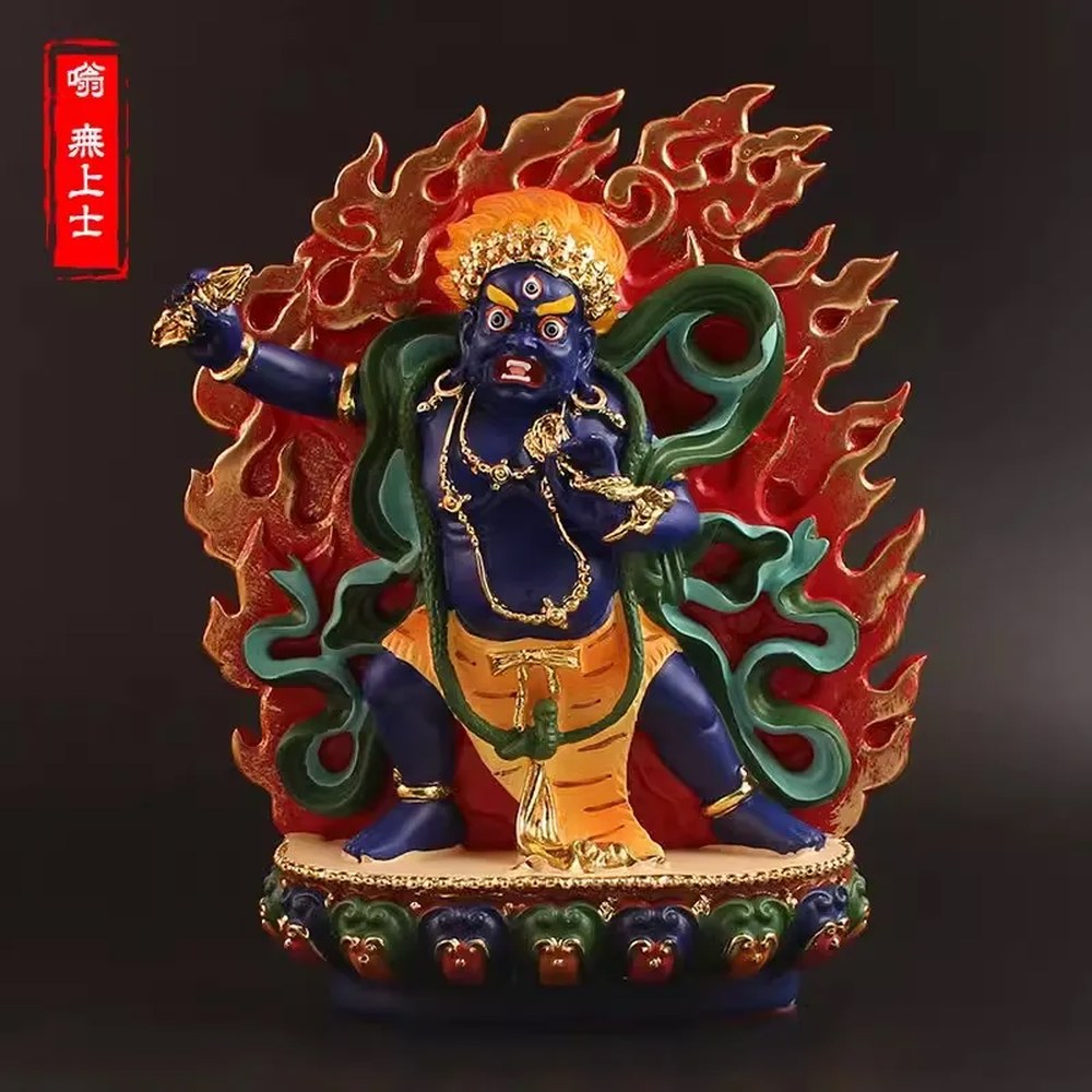 [오늘출발] [호환] 호환 부처님 조각상 바주라파니 왕의 촘촘한 트랙 보살 손으로 그린 작은 부처님 조각상