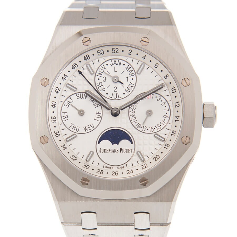 [해외] 오데마피게 Audemars Piguet Royal Oak Prepetual Calendar Silver Dial Automatic Mens Watch 26574ST.OO.