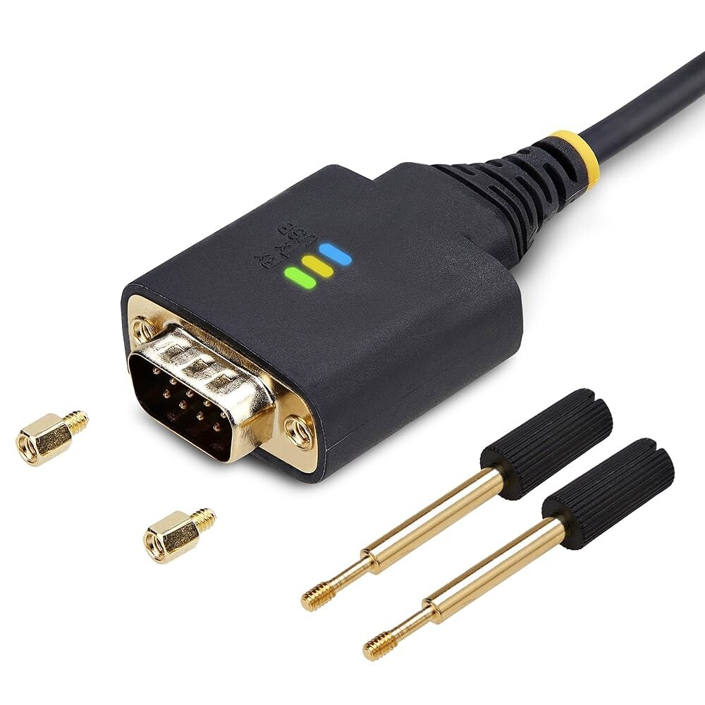 [오늘출발] 견적문의상품 스타테크 3피트 1M USB 직렬 어댑터 케이블 COM 리텐션 USB TO DB9 RS232 LED 표시등 교체