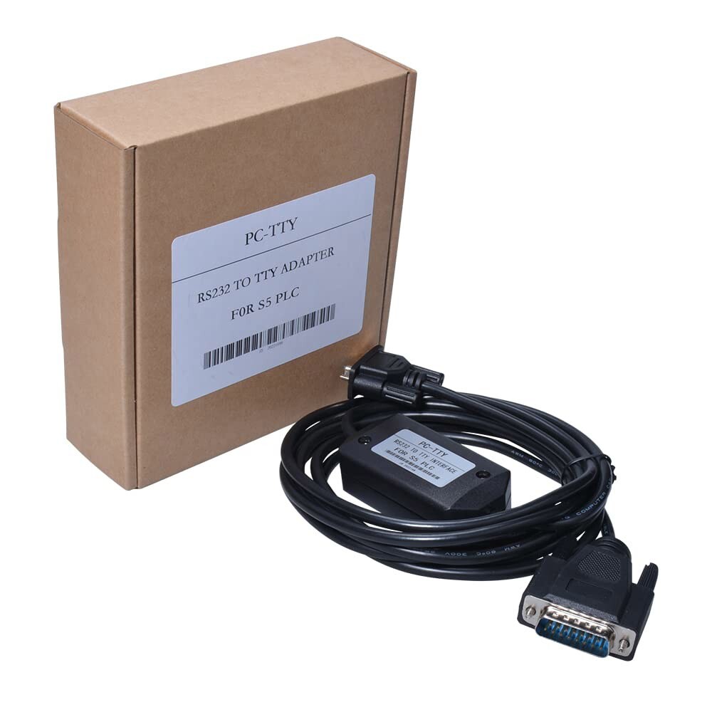 [오늘출발] 견적문의상품 SIEMENS S5 PLC용 PC TTY 프로그래밍 케이블 6ES5734 1BD20 RS232에서 TTY 어댑터 DB9에서