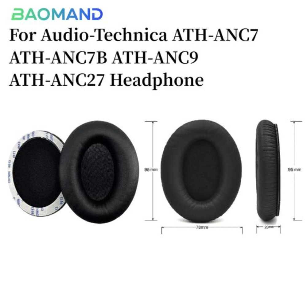 [오늘출발] [호환] 호환  오디오 테크니카용 이어 패드 ATH-ANC7 ATH-ANC7B ATH-ANC9 ATH-ANC27 헤드폰 메모리 폼 귀마개 이어