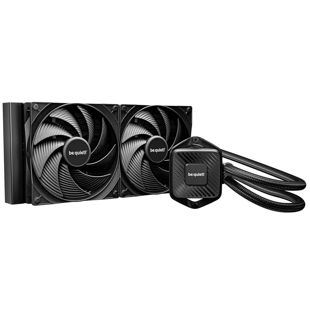 [해외] 조용한 BW028US 280mm 루프 블랙 CPU 액체 냉각기 과중한 오버클럭 시스템 2배 PWM 고속 팬을 위한 제품입