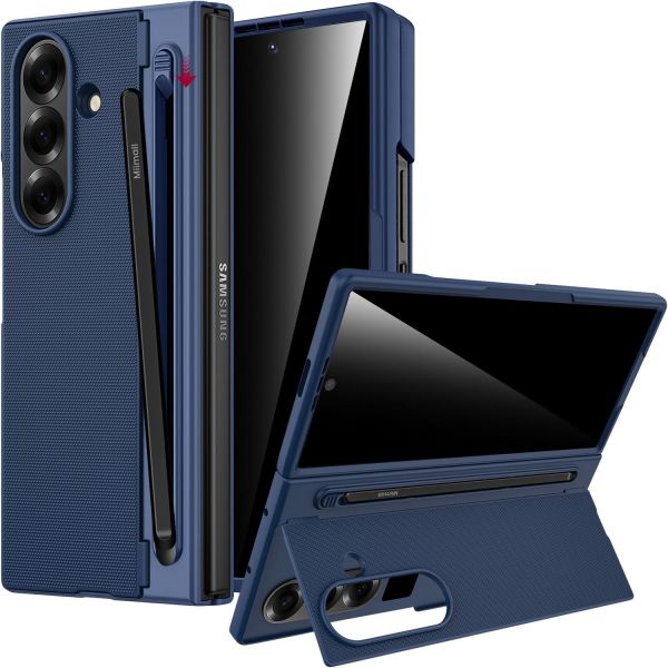 [해외] 12022637 스마트폰 케이스 커버 갤럭시 Z 폴드 7 케이스용 미몰 S 펜 홀더 슬롯 군용 등급 드롭내장형 프라