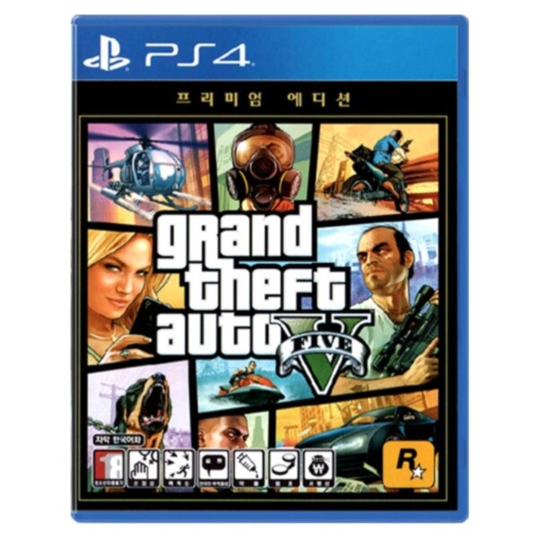 PS4 GTA5 그랜드 테프트 오토5 프리미엄 온라인 에디션