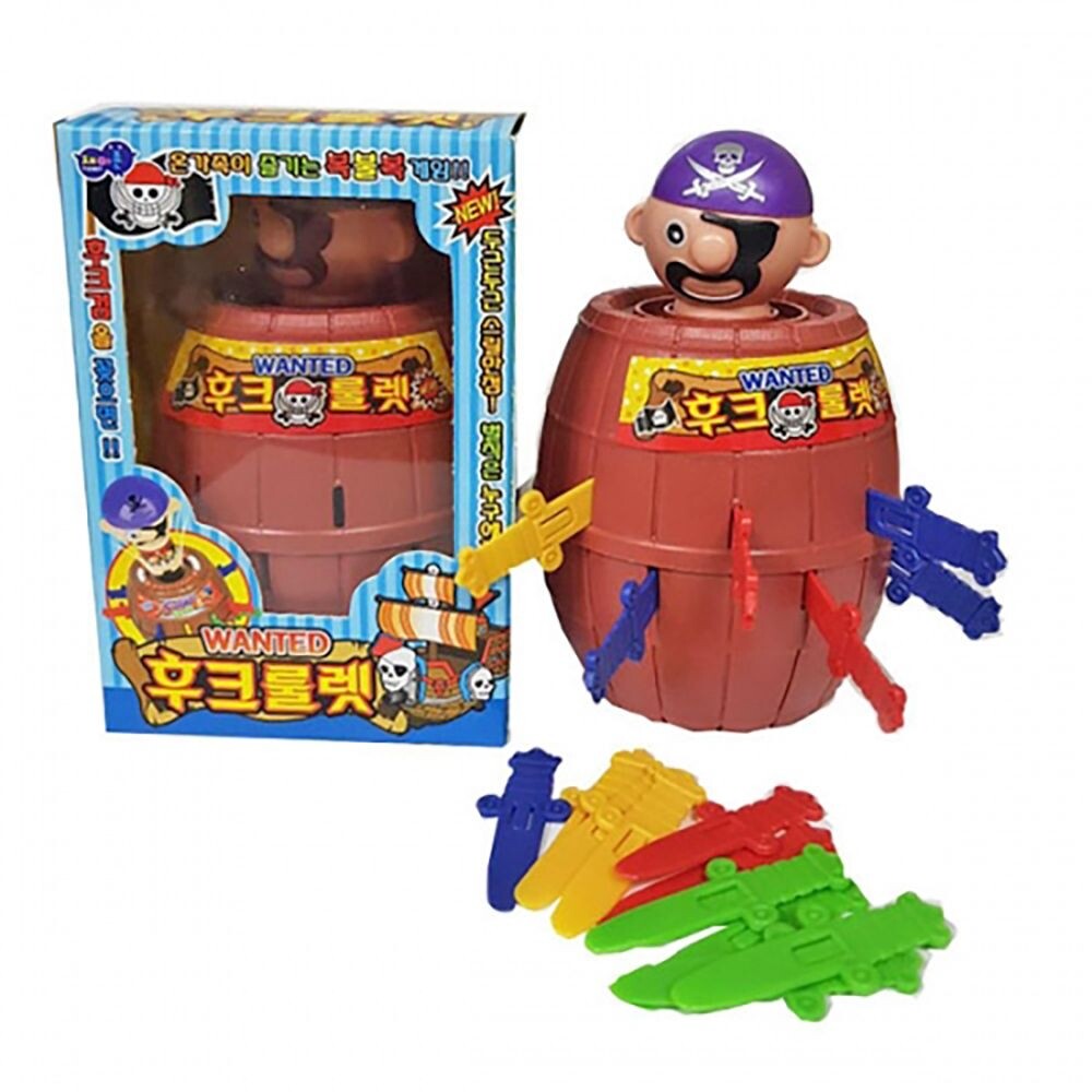 (후크룰렛-(소))후크룰렛-(소) 보드게임/보드/보드판/카드칩/주사위/가족/실내/파티/도구/확률/놀이/가정용