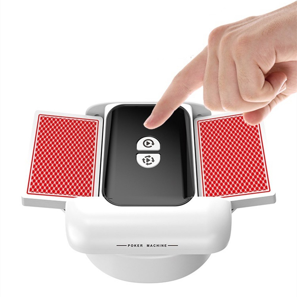 [오늘출발] [호환] 호환 고성능 자동 카드 셔플러 포커 애호가 및 캐주얼 플레이어를 위한 전문 자동 카드 셔플러