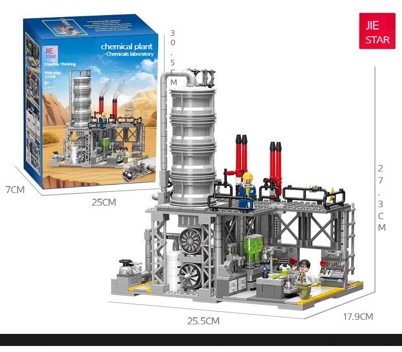 [해외] 해양 석유 시추 플랫폼 조립 블록 천연가스 실험실 9015