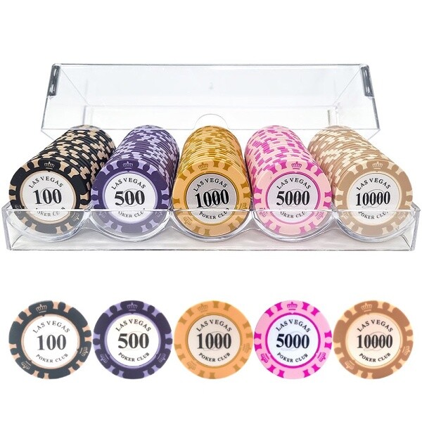 영라이즌 국제규격 마카오 카지노칩 포커칩 하드케이스 세트