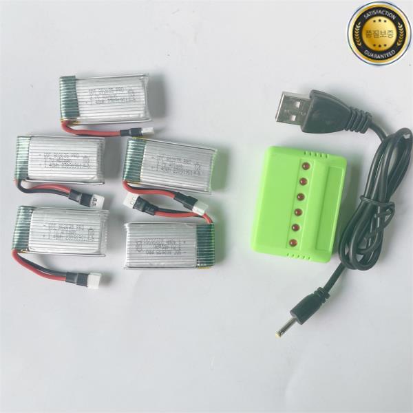 [해외] Firefox C119 RC 헬리콥터 예비 부품 액세서리 배터리 용 3.7V 350mAh Li-Po