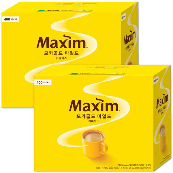 [동서식품]맥심 맥심 모카골드 커피믹스 400T 2개