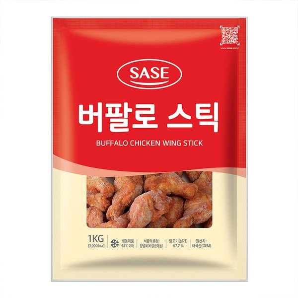[사세통상]사세 (글로벌푸드)무료배송사세 버팔로봉(스틱)1kg / 윙봉