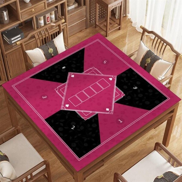 대형 텍사스 홀덤 포커 매트 전문가용 미끄럼 방지 카지노 테이블보 마작 보드 게임 테이블 18. 110x11...