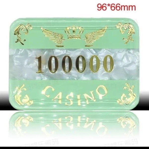 텍사스 포커 칩 동전 아크릴 대리석 패턴 카지노 바카라