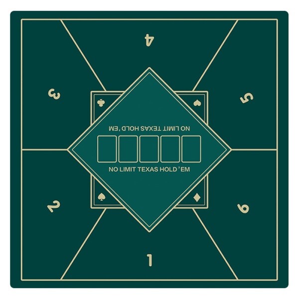 빈벅 딜러카드 카지노 정사각형 포커매트 7 110 x 110 cm
