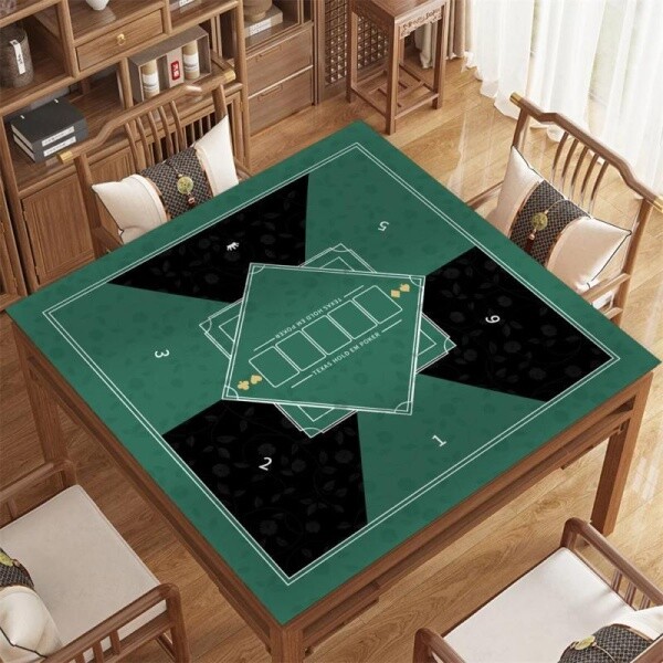 대형 텍사스 홀덤 포커 매트 전문가용 미끄럼 방지 카지노 테이블보 마작 보드 게임 테이블 13. 100x10...