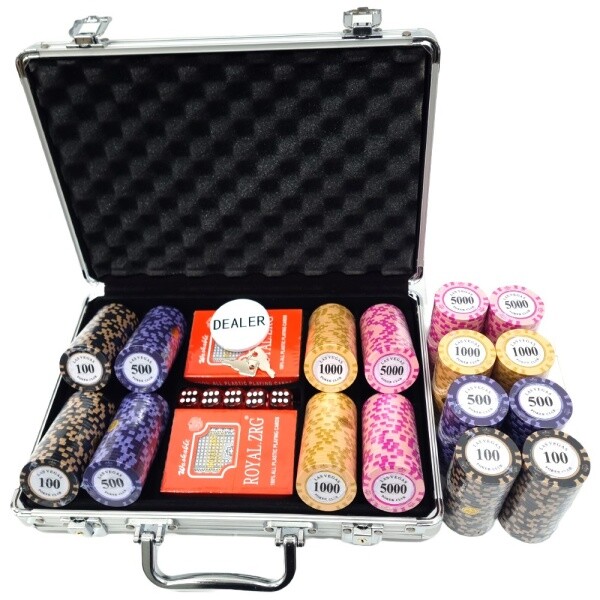 영라이즌 국제규격 마카오 카지노칩 포커칩 하드케이스 세트