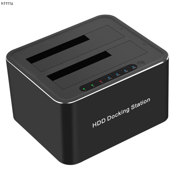 [오늘출발] USB 3.0 SATA 듀얼 슬롯 외장 HDD 도킹 스테이션 모바일 인클로저 오프라인 클론