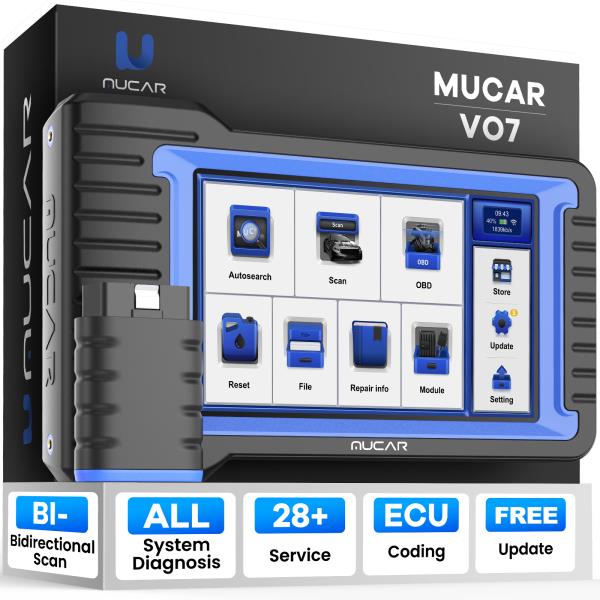 [오늘출발] MUCAR VO7  자동차 OBD2 스캐너 시스템 28 리셋 ECU 코딩 양방향 SRS 스캔 진단 도구