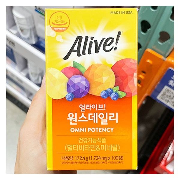 얼라이브 얼라이브 원스데일리 멀티비타민 100정