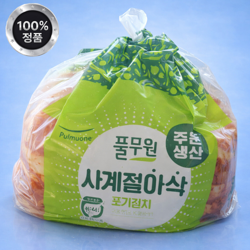 풀무원 생산직송 풀무원 사계절 아삭 포기김치 10kg