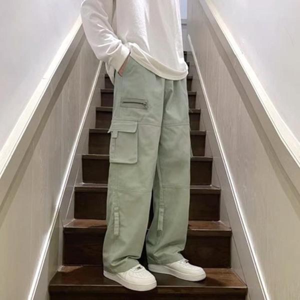 밴딩바지 남성 남자바지 바캉스 휴가 청 슬림 스판 WFJ4FFU