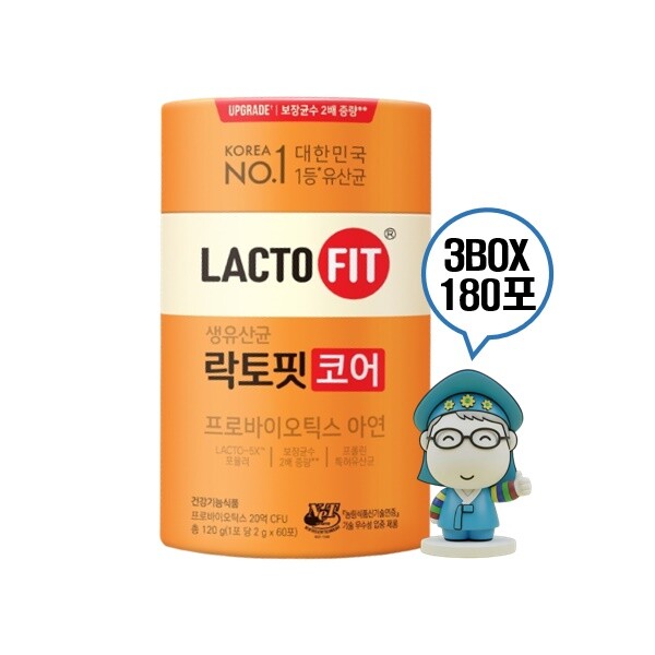 종근당건강 락토핏 생유산균 코어 6개월 프로바이오틱스