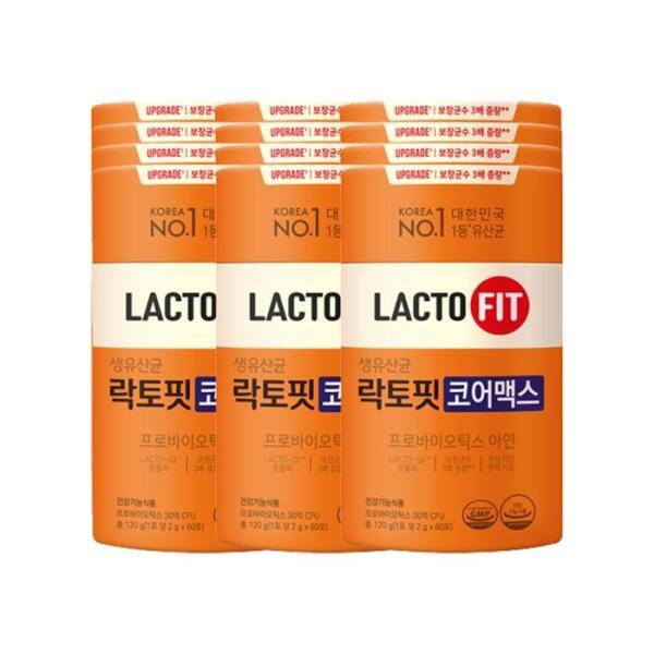셀러허브 식품 종근당건강 락토핏 생유산균 코어맥스 2g 60포 12개