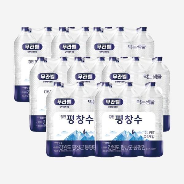 셀러허브 식품 엘루맘 강원 평창수 2L 48개