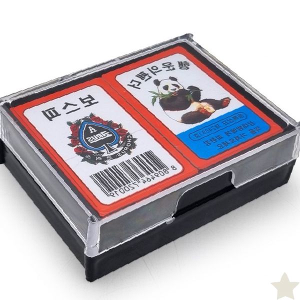 전통 놀이용 플라스틱 코팅 카드 민속놀이 가족모임 명절 게임용품 성인 오락 실내